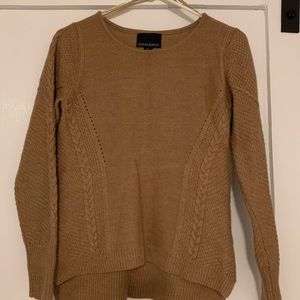 Cynthia Rowley camel sweater, size medium